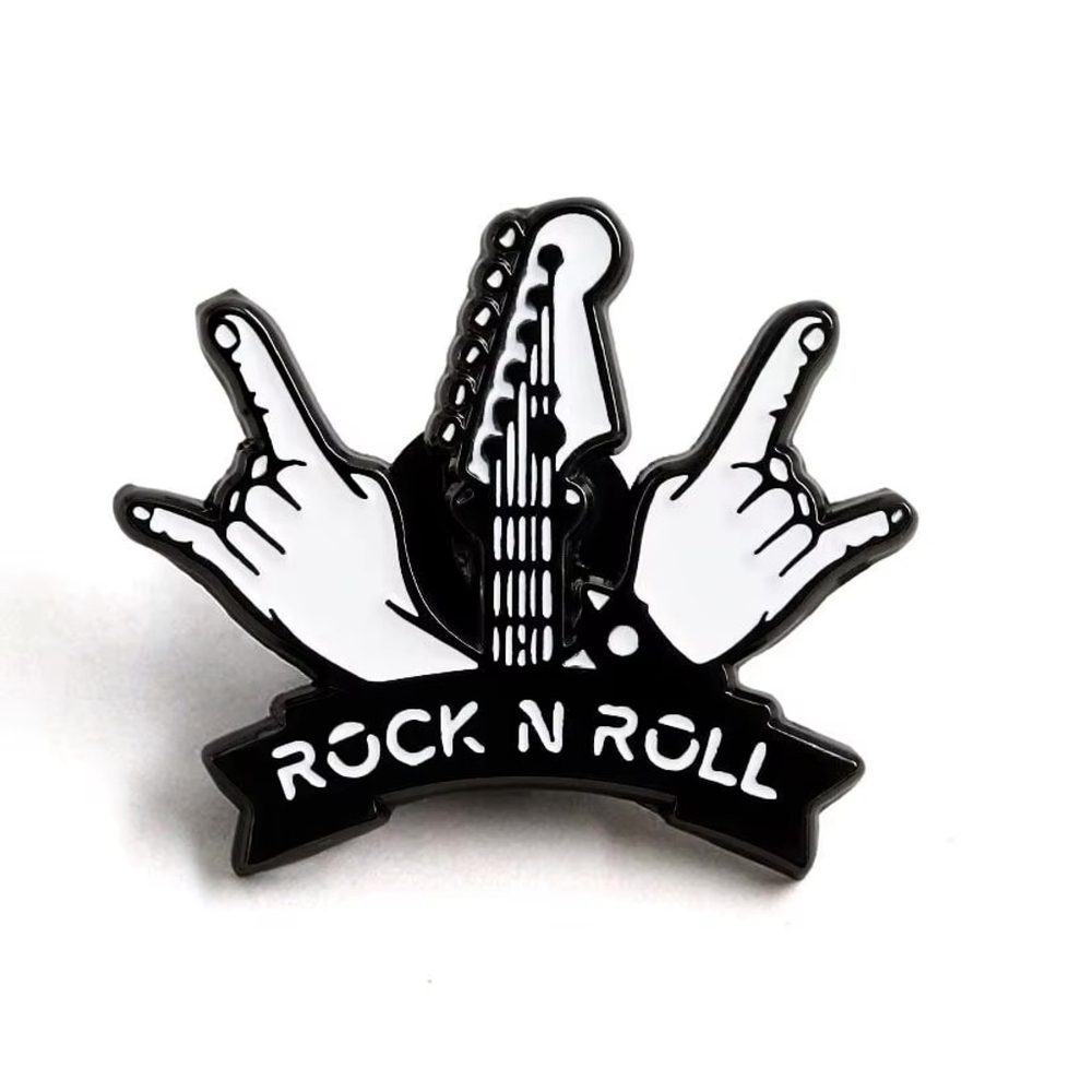 Rock N Roll Music Enamel Pin